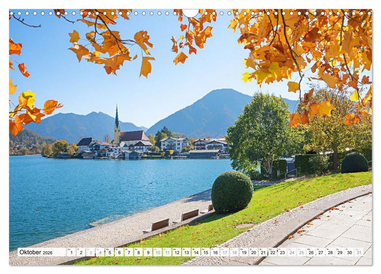 Produktbild: Es is so schee am Tegernsee (Wandkalender 2026 DIN A3 quer), CALVENDO Monatskalender