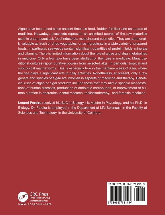 Produktbild: Therapeutic and Nutritional Uses of Algae