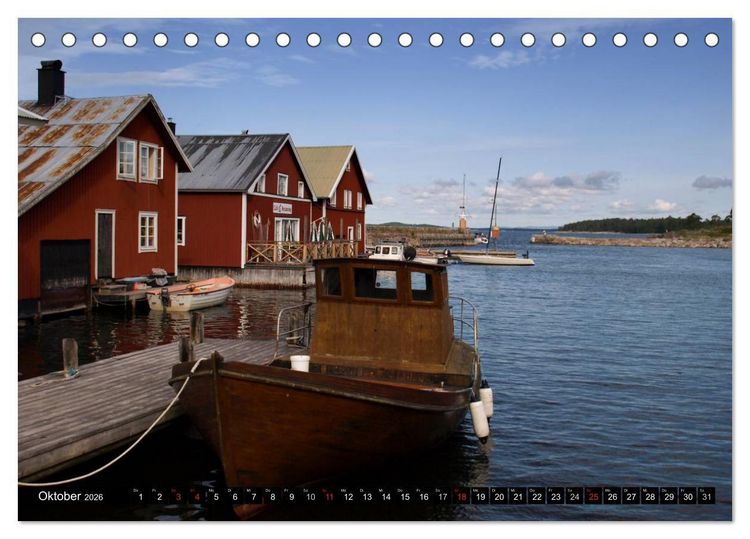 Produktbild: Schweden + Norwegen (Tischkalender 2026 DIN A5 quer), CALVENDO Monatskalender