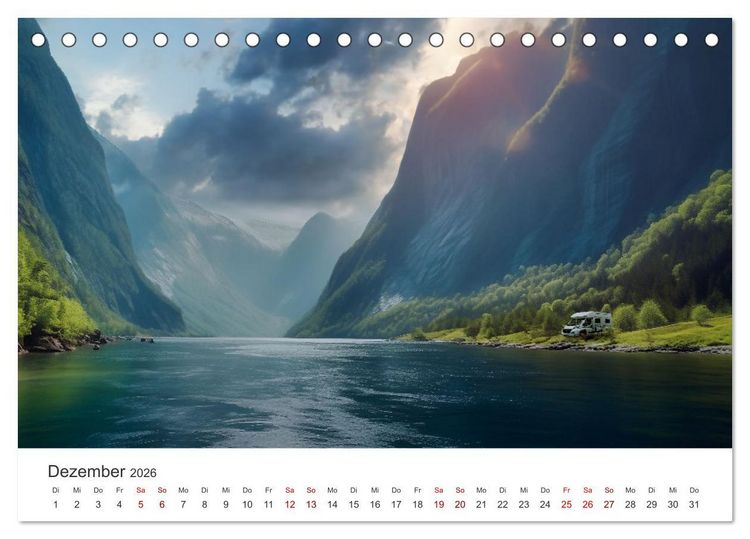 Produktbild: Der Ruf des Nordens (Tischkalender 2026 DIN A5 quer), CALVENDO Monatskalender