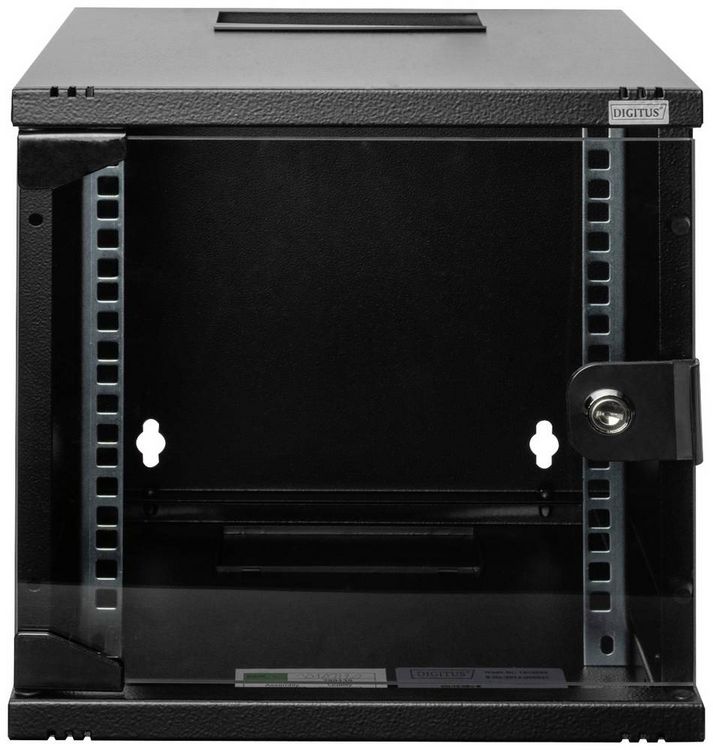 Produktbild: Digitus DN-10-06U-B 10 Zoll Wandgeh&auml;use 6 HE Schwarz (RAL 9005)
