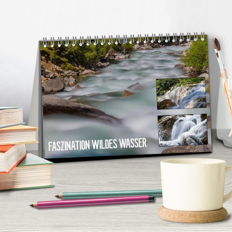 Produktbild: Faszination wildes Wasser (Tischkalender 2026 DIN A5 quer), CALVENDO Monatskalender