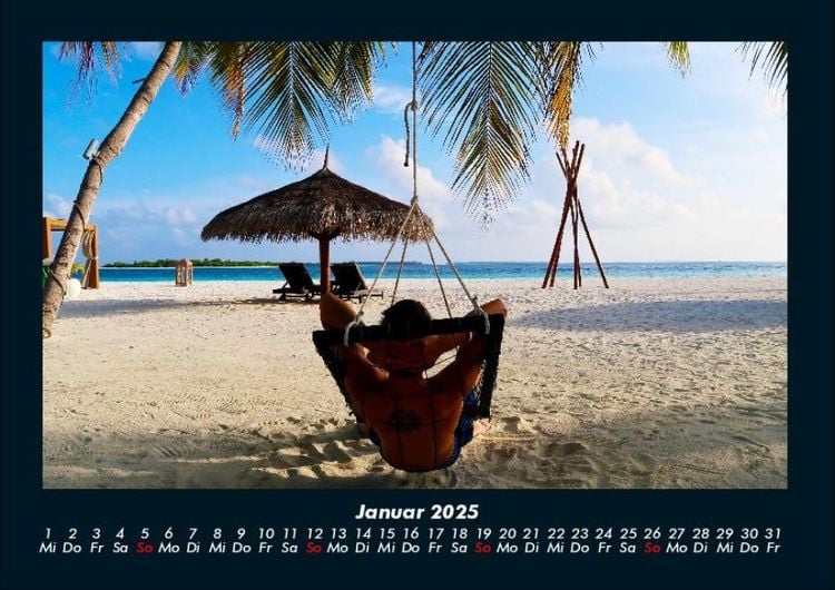 Produktbild: Karibik 2025 Fotokalender DIN A4