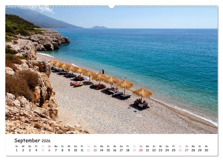 Produktbild: Samos - Griechenlands gr&uuml;ne Insel (Wandkalender 2026 DIN A2 quer), CALVENDO Monatskalender
