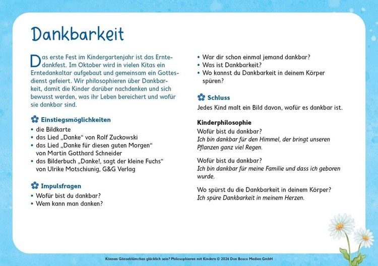 Produktbild: K&ouml;nnen G&auml;nsebl&uuml;mchen gl&uuml;cklich sein? Philosophieren mit Kindern