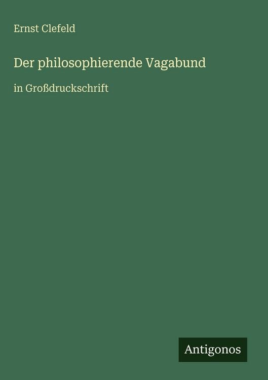 Produktbild: Der philosophierende Vagabund