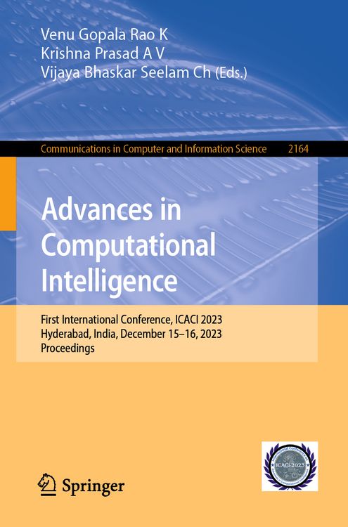 Produktbild: Advances in Computational Intelligence