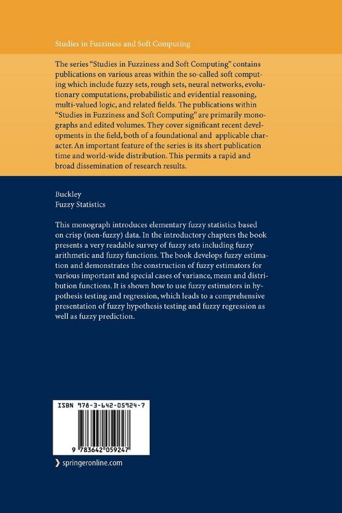 Produktbild: Fuzzy Statistics