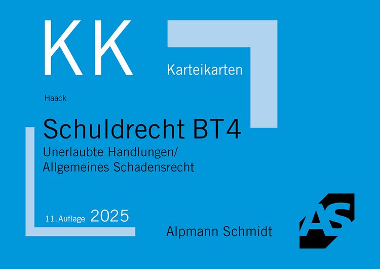Produktbild: Karteikarten Schuldrecht BT 4