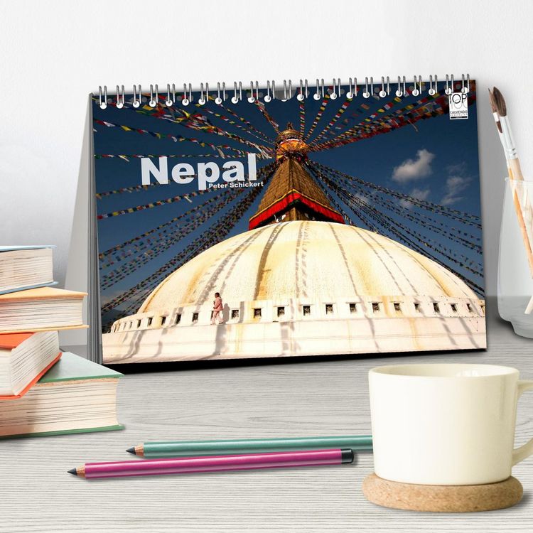 Produktbild: Nepal (Tischkalender 2026 DIN A5 quer), CALVENDO Monatskalender