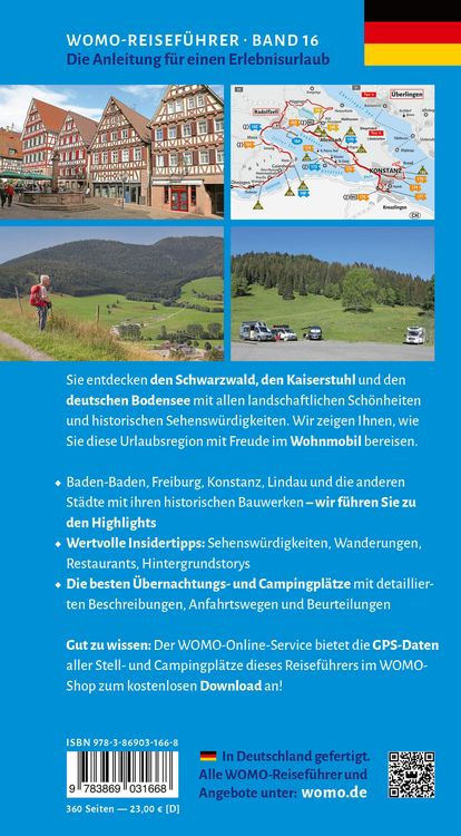 Produktbild: Entdeckertouren mit dem Wohnmobil Schwarzwald und deutscher Bodensee