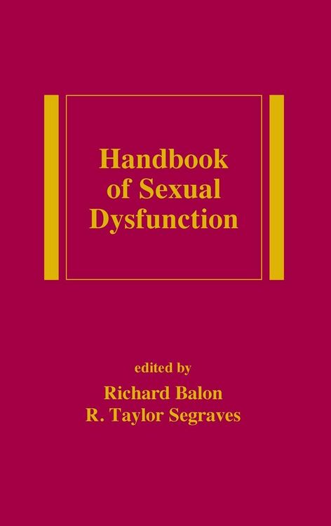Produktbild: Handbook of Sexual Dysfunction