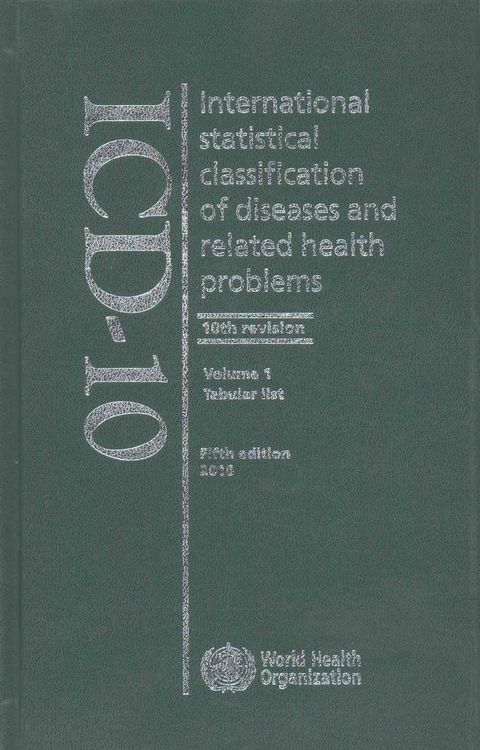 Produktbild: International Statistical Classification of Diseases and Related Health Problems