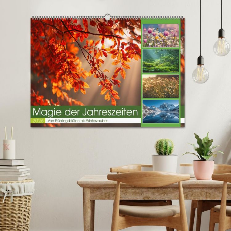Produktbild: Magie der Jahreszeiten (Wandkalender 2026 DIN A2 quer), CALVENDO Monatskalender