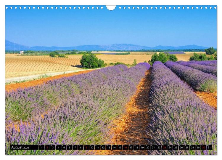 Produktbild: Verzaubernde Provence (Wandkalender 2026 DIN A3 quer), CALVENDO Monatskalender