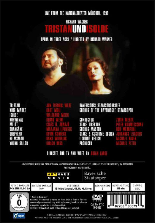 Produktbild: Richard Wagner - Tristan & Isolde [2 DVDs]