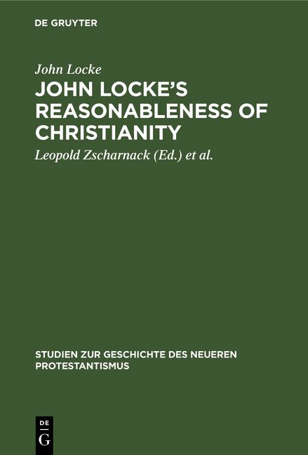 Produktbild: John Locke&rsquo;s Reasonableness of christianity