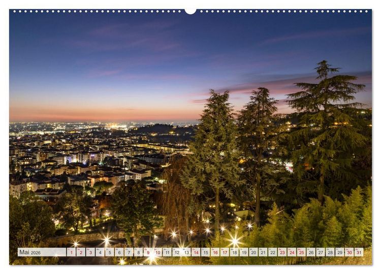 Produktbild: Bezauberndes Bergamo (hochwertiger Premium Wandkalender 2026 DIN A2 quer), Kunstdruck in Hochglanz