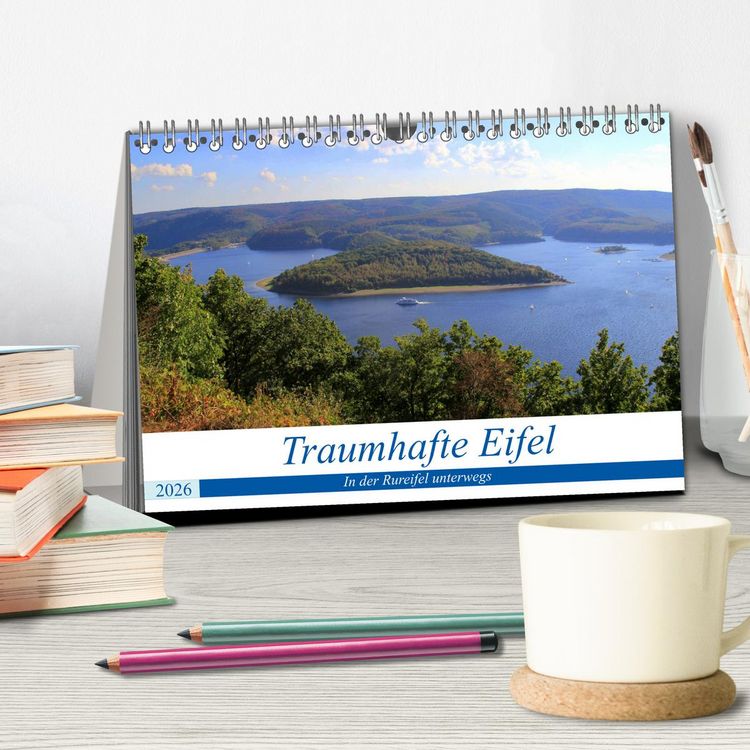 Produktbild: Traumhafte Eifel - In der Rureifel unterwegs (Tischkalender 2026 DIN A5 quer), CALVENDO Monatskalender