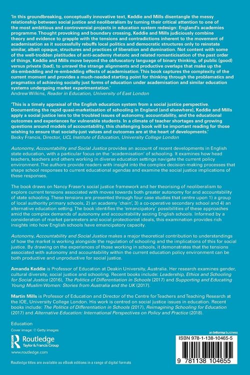 Produktbild: Autonomy, Accountability and Social Justice