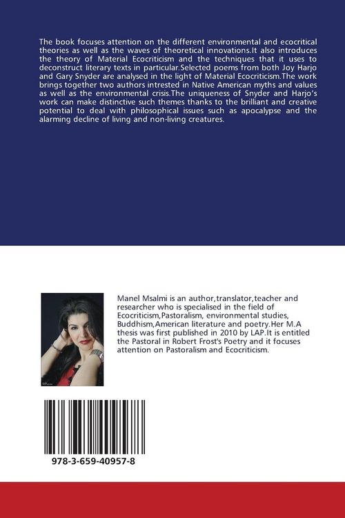 Produktbild: Material Ecocriticism in Joy Harjo and Gary Snyder's selected poems