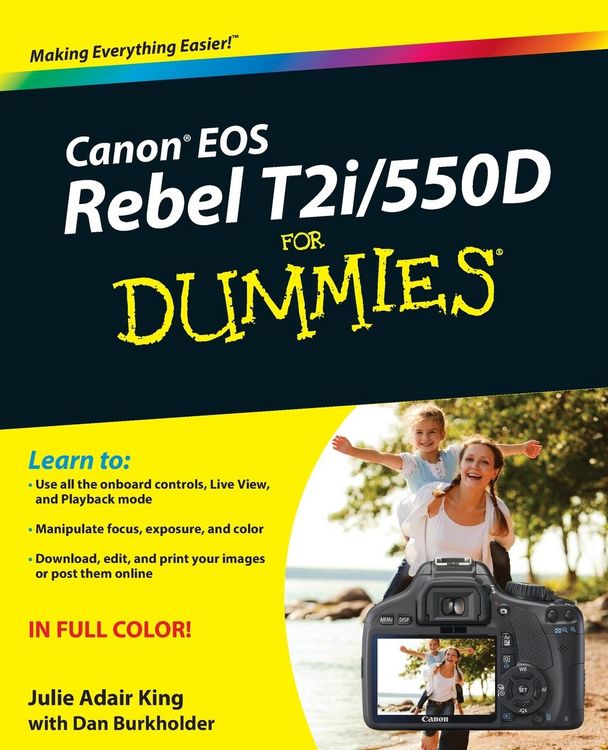 Produktbild: Canon EOS Rebel T2i/550D For Dummies
