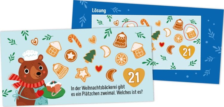 Produktbild: 24 lustige Adventsr&auml;tsel f&uuml;r Kinder