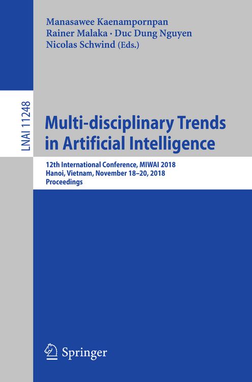 Produktbild: Multi-disciplinary Trends in Artificial Intelligence
