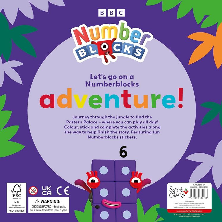 Produktbild: Numberblocks: Pattern Palace: A Numberblocks Sticker Storybo