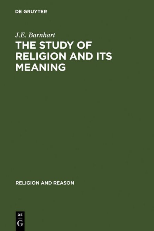 Produktbild: The Study of Religion and its Meaning