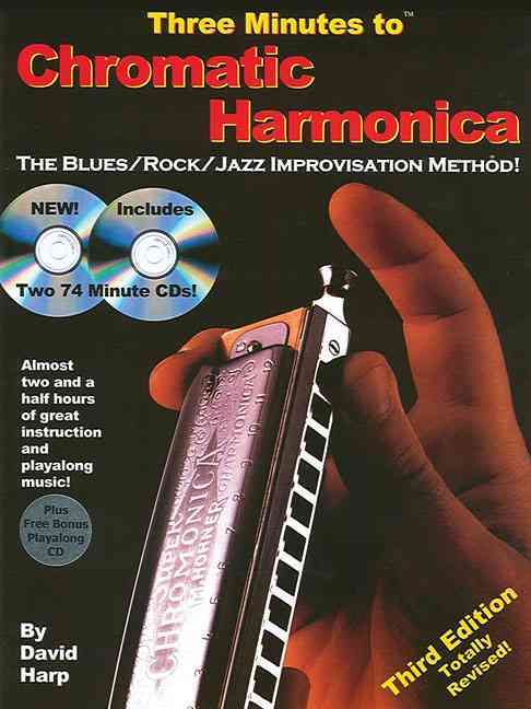 Produktbild: Three Minutes to Chromatic Harmonica: The Blues/Rock/Jazz Improvisation Method!