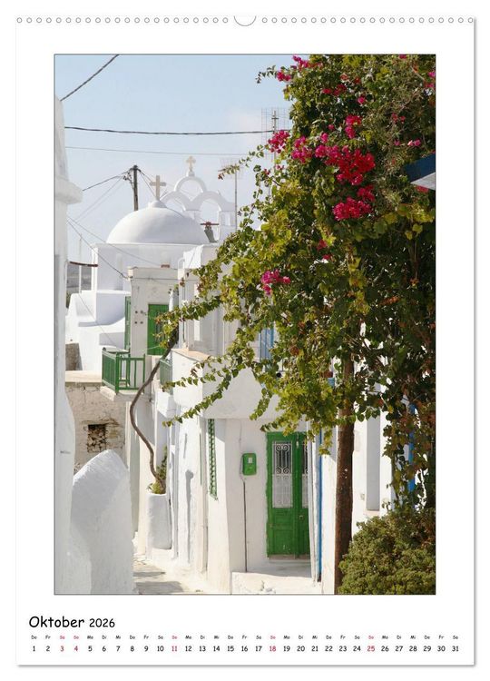 Produktbild: Griechische Gef&uuml;hle (hochwertiger Premium Wandkalender 2026 DIN A2 hoch), Kunstdruck in Hochglanz