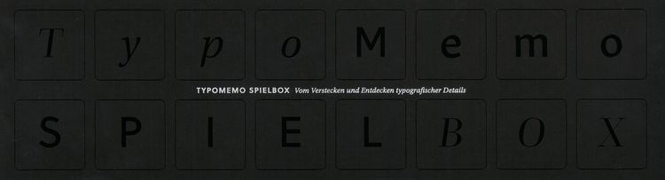 Produktbild: TypoMemo Spielbox