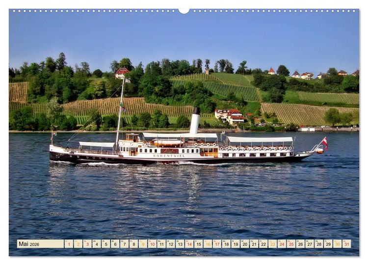 Produktbild: Bodensee - "Die D&ouml;rfer sind wie ein Garten ..." (Rainer Maria Rilke) (Wandkalender 2026 DIN A2 quer), CALVENDO Monatskalender