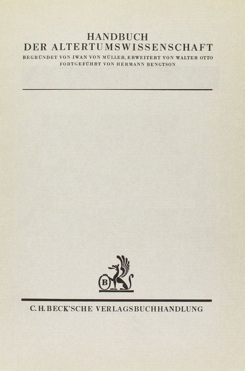 Produktbild: Greek und Roman Chronology