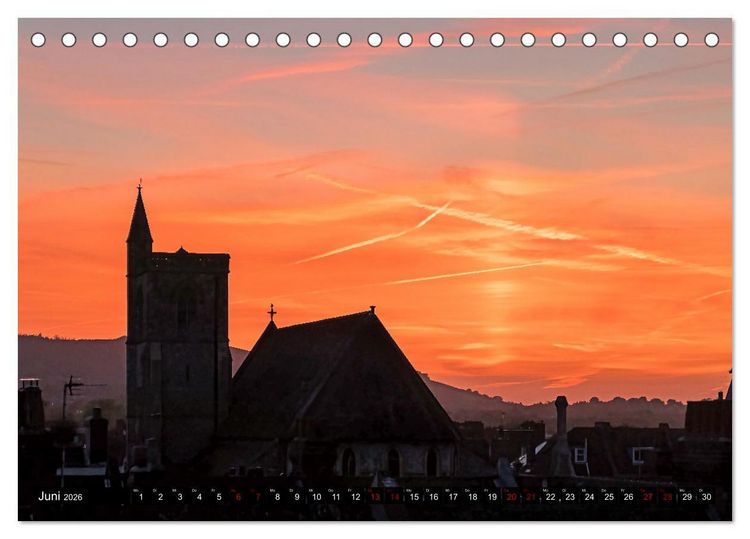 Produktbild: S&uuml;dengland... zu Fu&szlig; (Tischkalender 2026 DIN A5 quer), CALVENDO Monatskalender