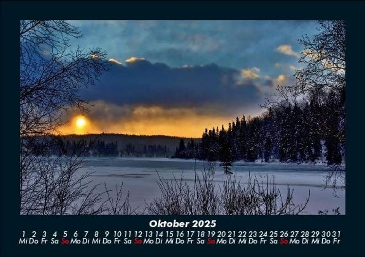 Produktbild: Landschaftskalender 2025 Fotokalender DIN A5