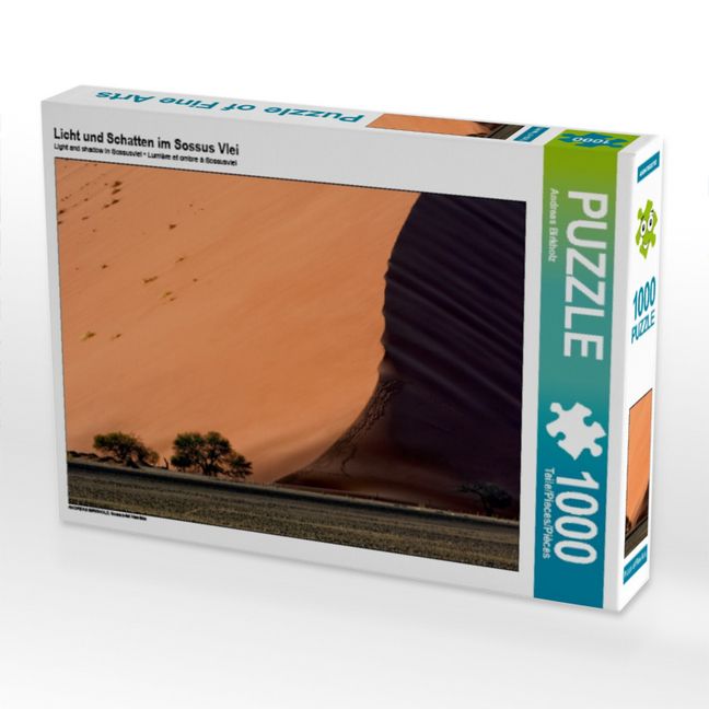 Produktbild: CALVENDO Puzzle Licht und Schatten im Sossus Vlei 1000 Teile Puzzle quer | 1000 Teile Lege-Gr&ouml;&szlig;e 64 &times; 48 cm Foto-Puzzle f&uuml;r gl&uuml;ckliche Stunden