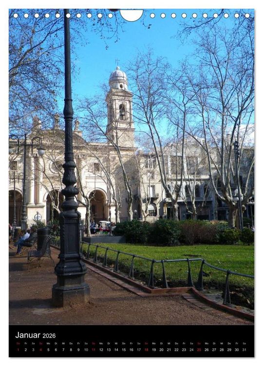 Produktbild: Winter in Montevideo (Wandkalender 2026 DIN A4 hoch), CALVENDO Monatskalender
