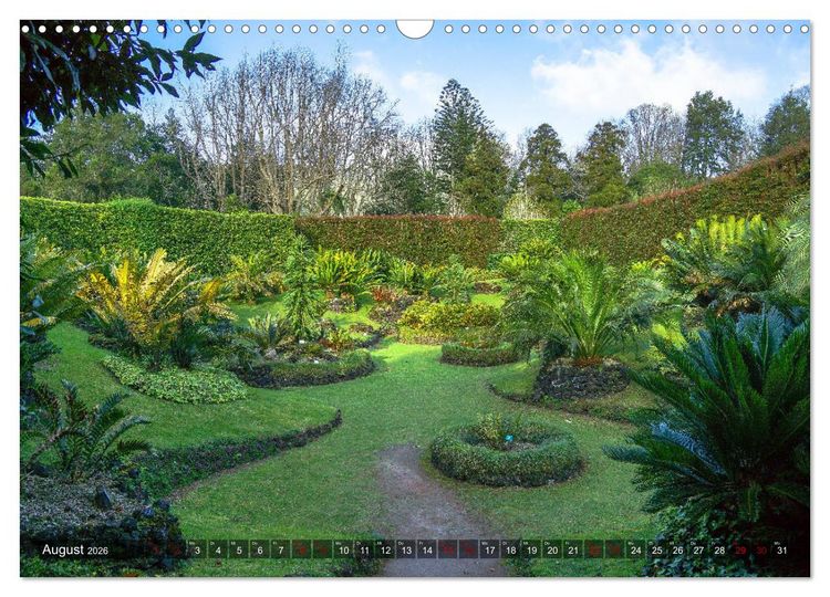 Produktbild: Terra Nostra Garten - ein botanisches Juwel auf den Azoren (Wandkalender 2026 DIN A3 quer), CALVENDO Monatskalender