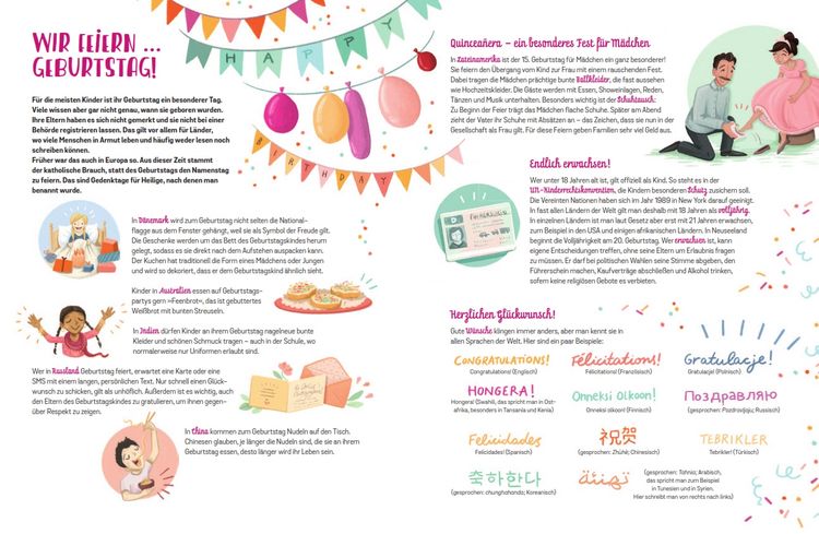Produktbild: Geburtstag, Karneval & Lichterfest – So feiert man Feste anderswo