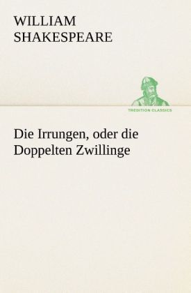 Produktbild: Die Irrungen, oder die Doppelten Zwillinge