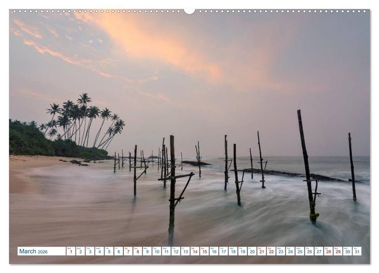 Produktbild: Sri Lanka (High Quality Premium Wall Calendar 2026 DIN A2 landscape),CALVENDO 12 Month Wall Calendar