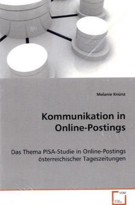 Produktbild: Kn&uuml;nz Melanie: Kommunikation in Online-Postings