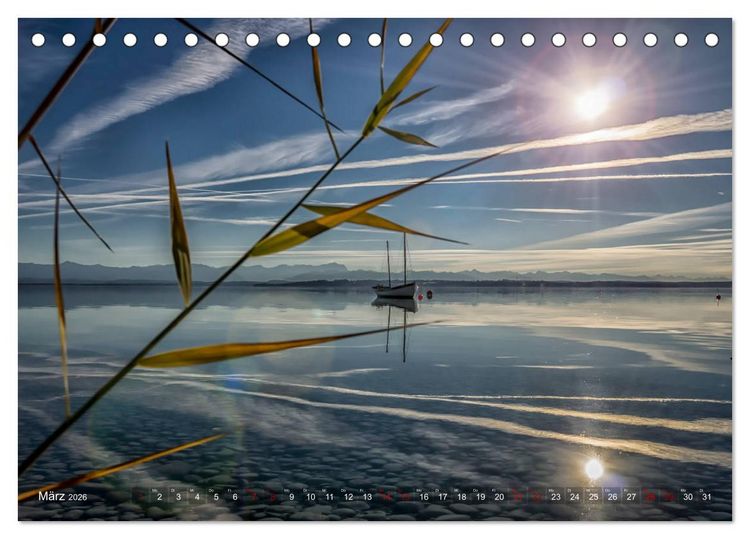 Produktbild: F&uuml;nf-Seen-Land (Tischkalender 2026 DIN A5 quer), CALVENDO Monatskalender