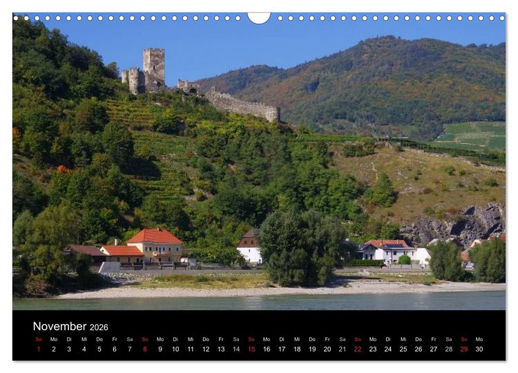 Produktbild: Die Wachau - Bezaubernde Orte an der Donau (Wandkalender 2026 DIN A3 quer), CALVENDO Monatskalender