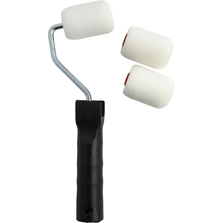 Produktbild: Creativ Company Farbroller mit Griff, B 6 cm, 1 Set