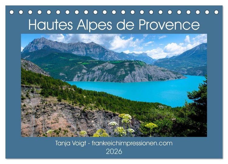Produktbild: Hautes Alpes de Provence (Tischkalender 2026 DIN A5 quer), CALVENDO Monatskalender