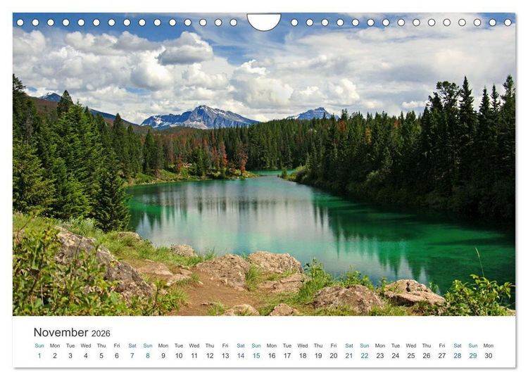 Produktbild: Icefields Parkway in Canada (Wall Calendar 2026 DIN A4 landscape), CALVENDO 12 Month Wall Calendar