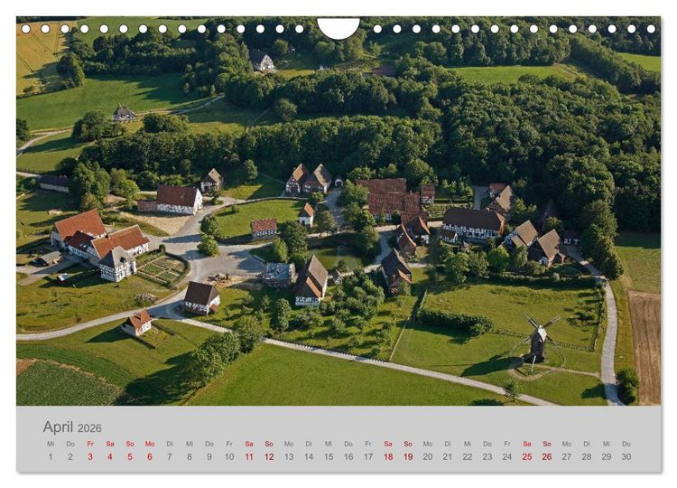 Produktbild: Paderborn Domstadt am Eggegebirge (Wandkalender 2026 DIN A4 quer), CALVENDO Monatskalender